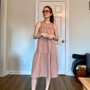 The weekend tiered dress Everlane